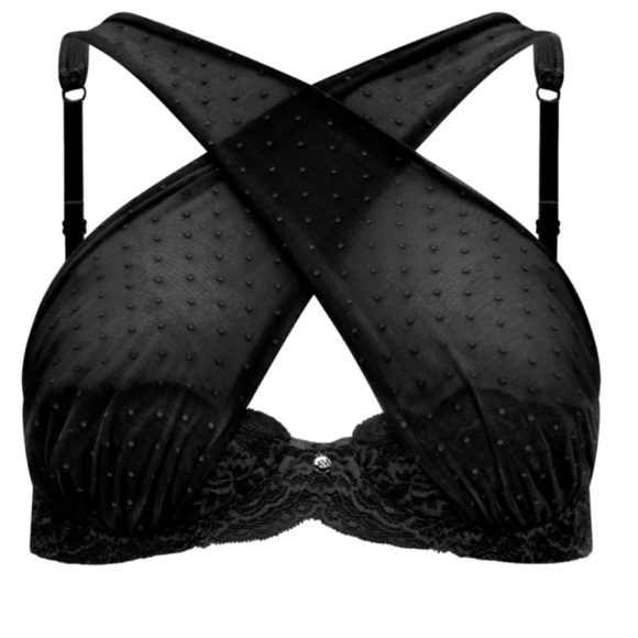 Adore Me Black Tibby Unlined Bra and Panty Set 36DD/M - Picture 2 of 11
